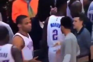 真性情！威少当年被队友击掌虚晃，立马严肃起来