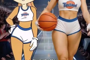 AI制作的空中大灌篮真人版，开头这位还原得很不错啊